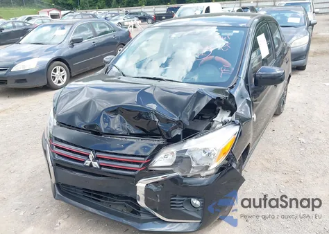 2022 Mitsubishi Mirage Black Edition/Se из США, поврежденный, VIN ML32AWHJ7NH005410